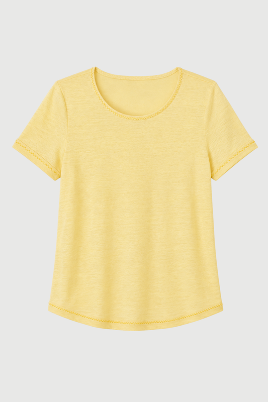 The Amelia Linen T-Shirt