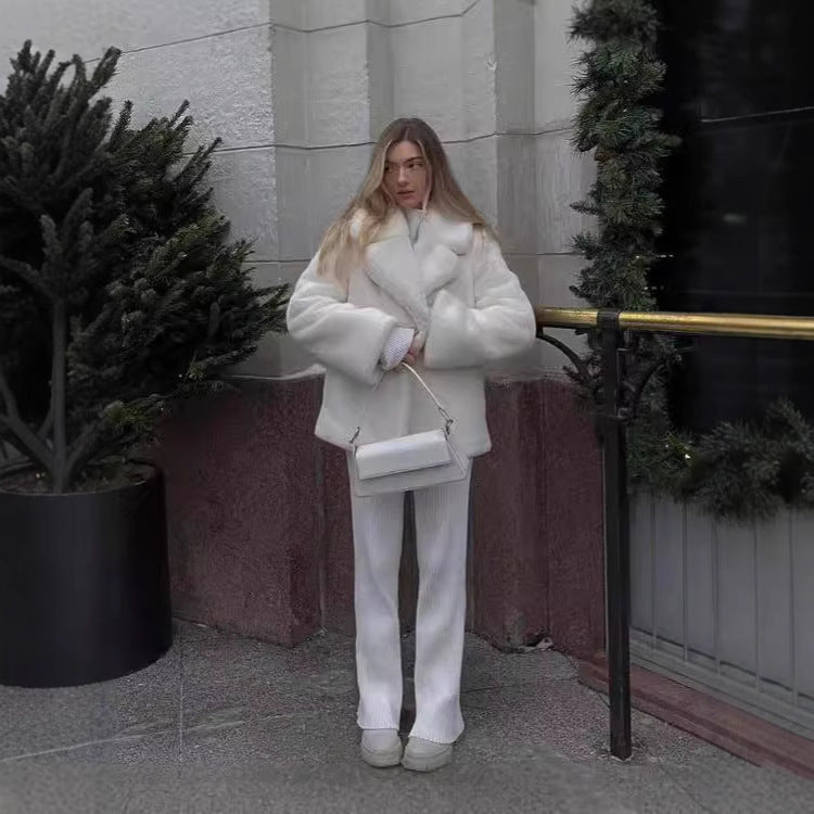 The Luna Plush Teddy Jacket