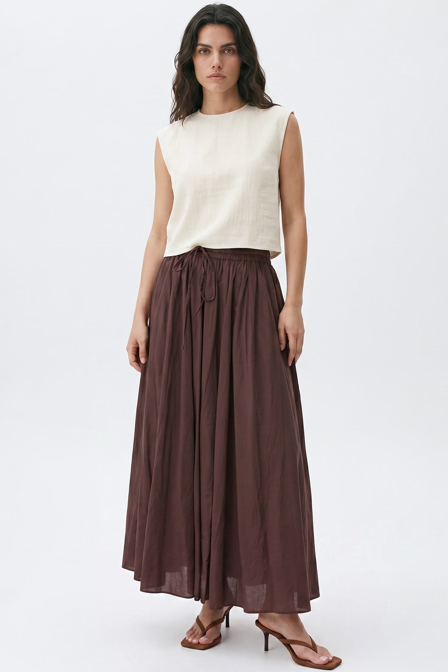 The Clara Cotton Maxi Skirt
