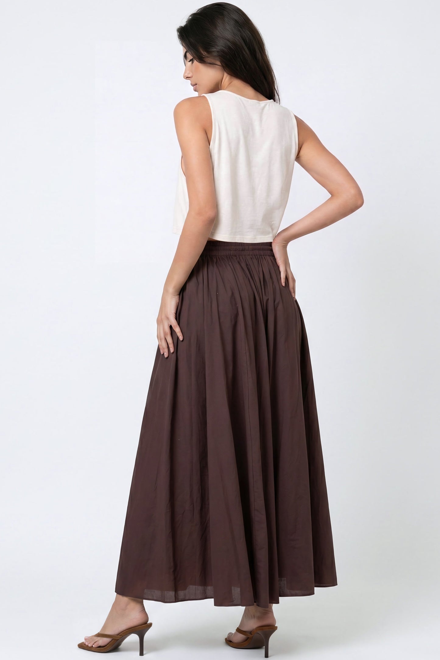 The Clara Cotton Maxi Skirt