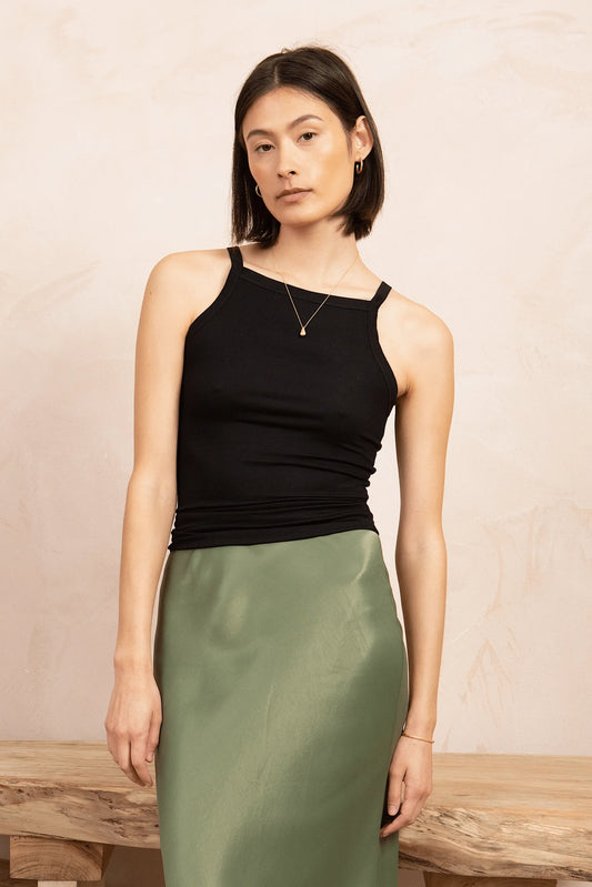 The Clara High Neck Tank