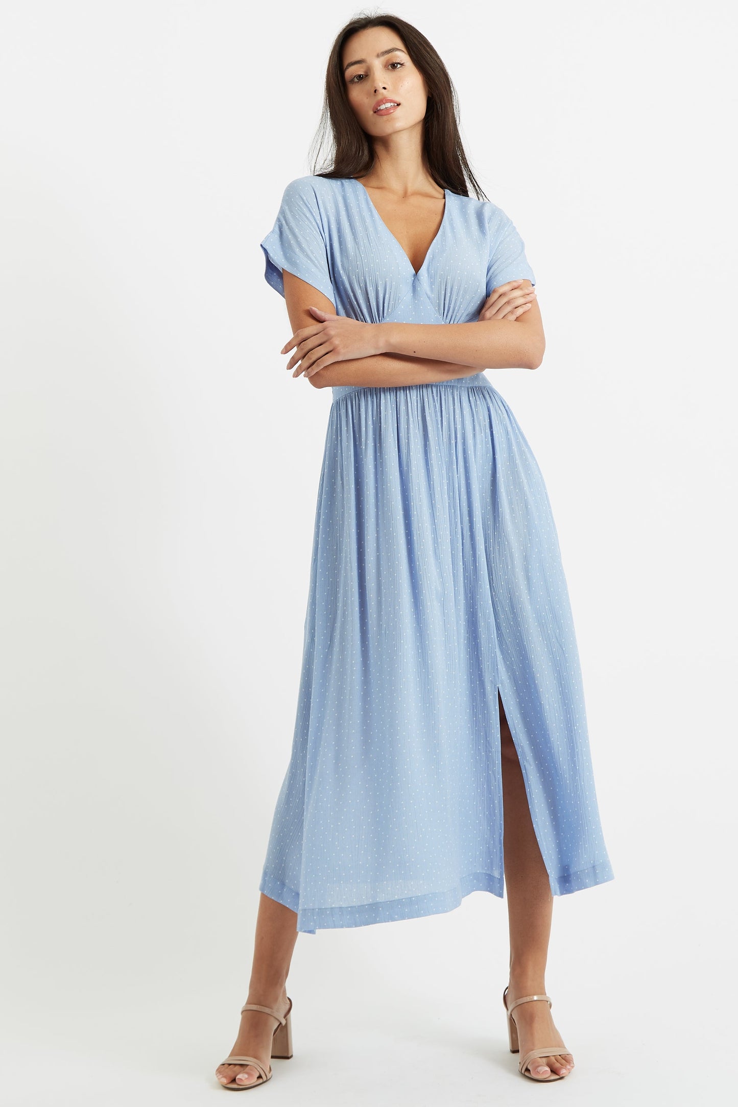 The Unity Polka Dot Midi Dress