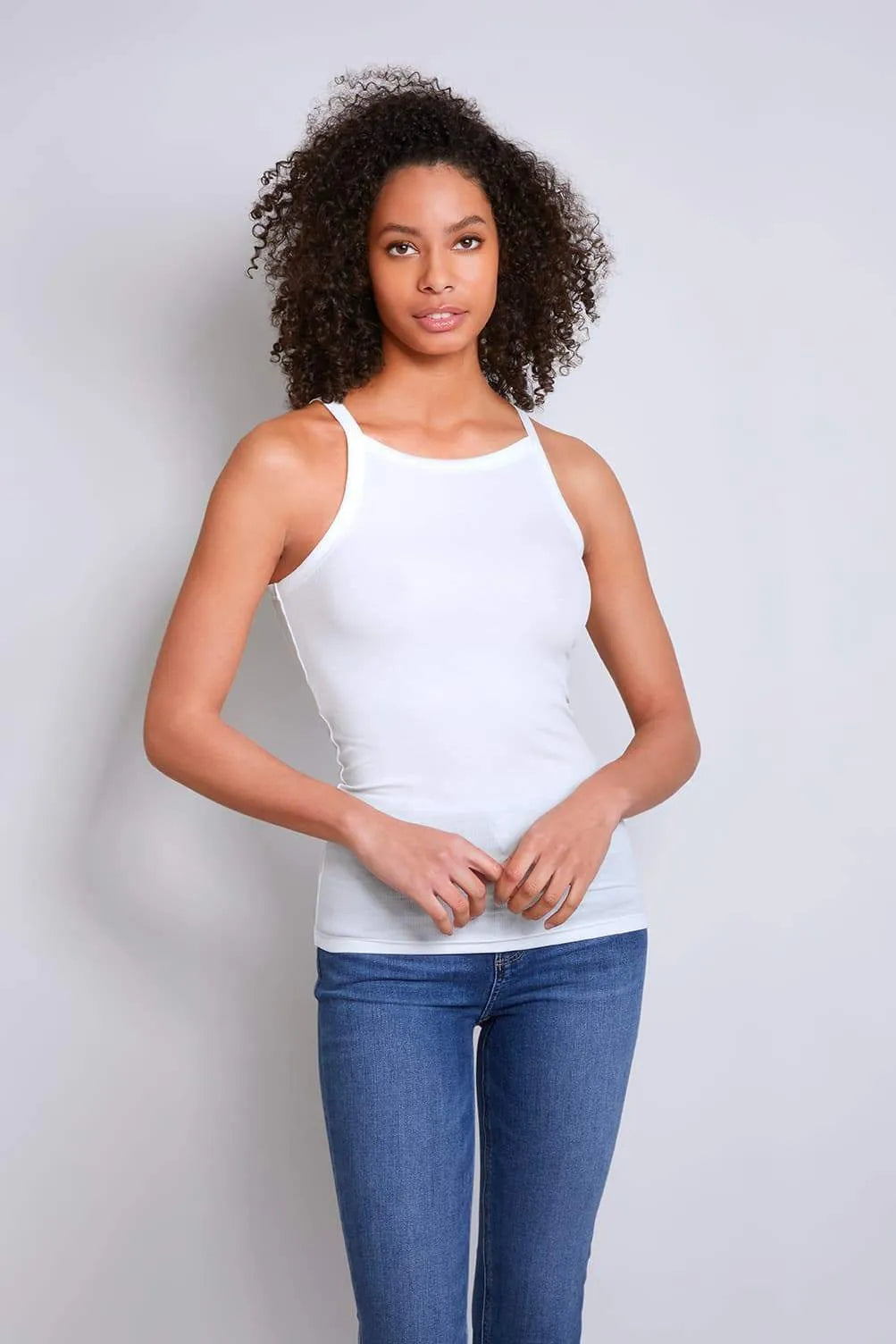 The Clara High Neck Tank