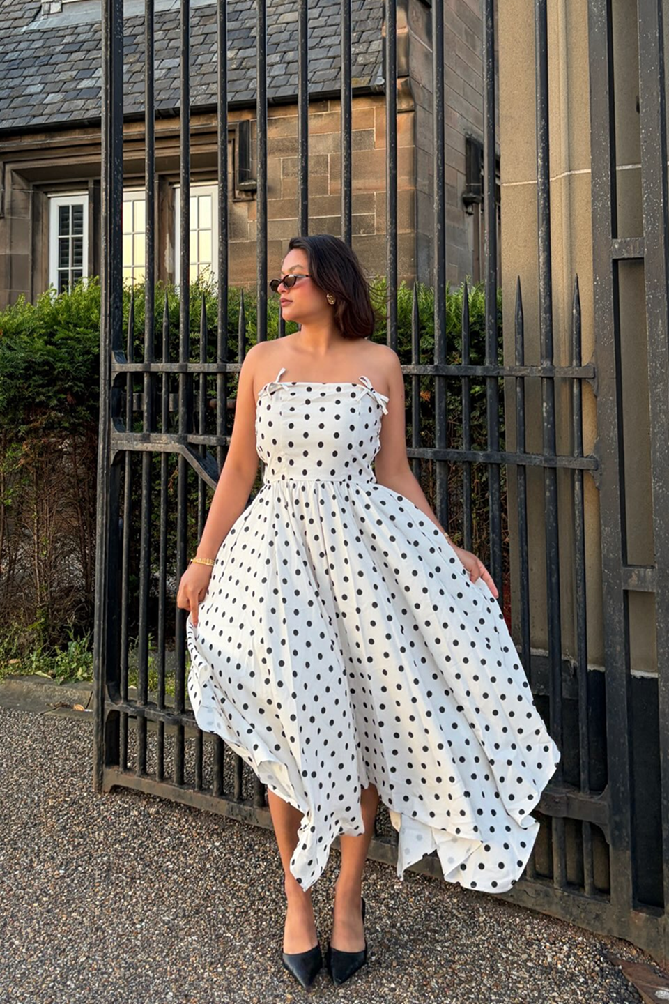The Isabella Handkerchief Hem Dress