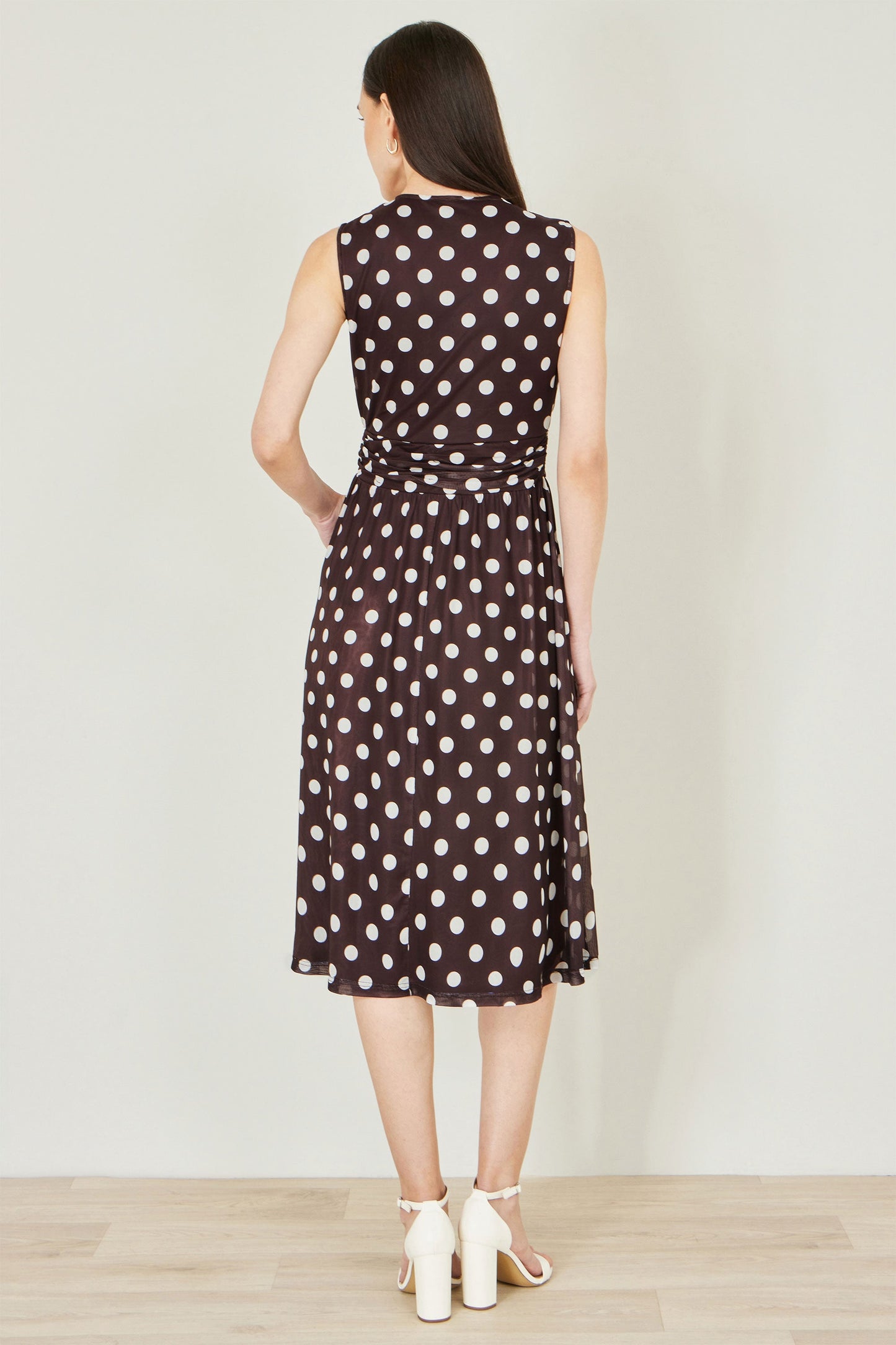 The Clara Mesh Wrap Dress