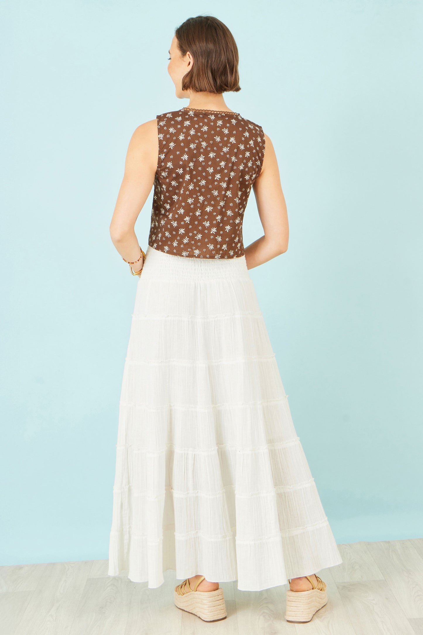 The Isabella Tiered Maxi Skirt