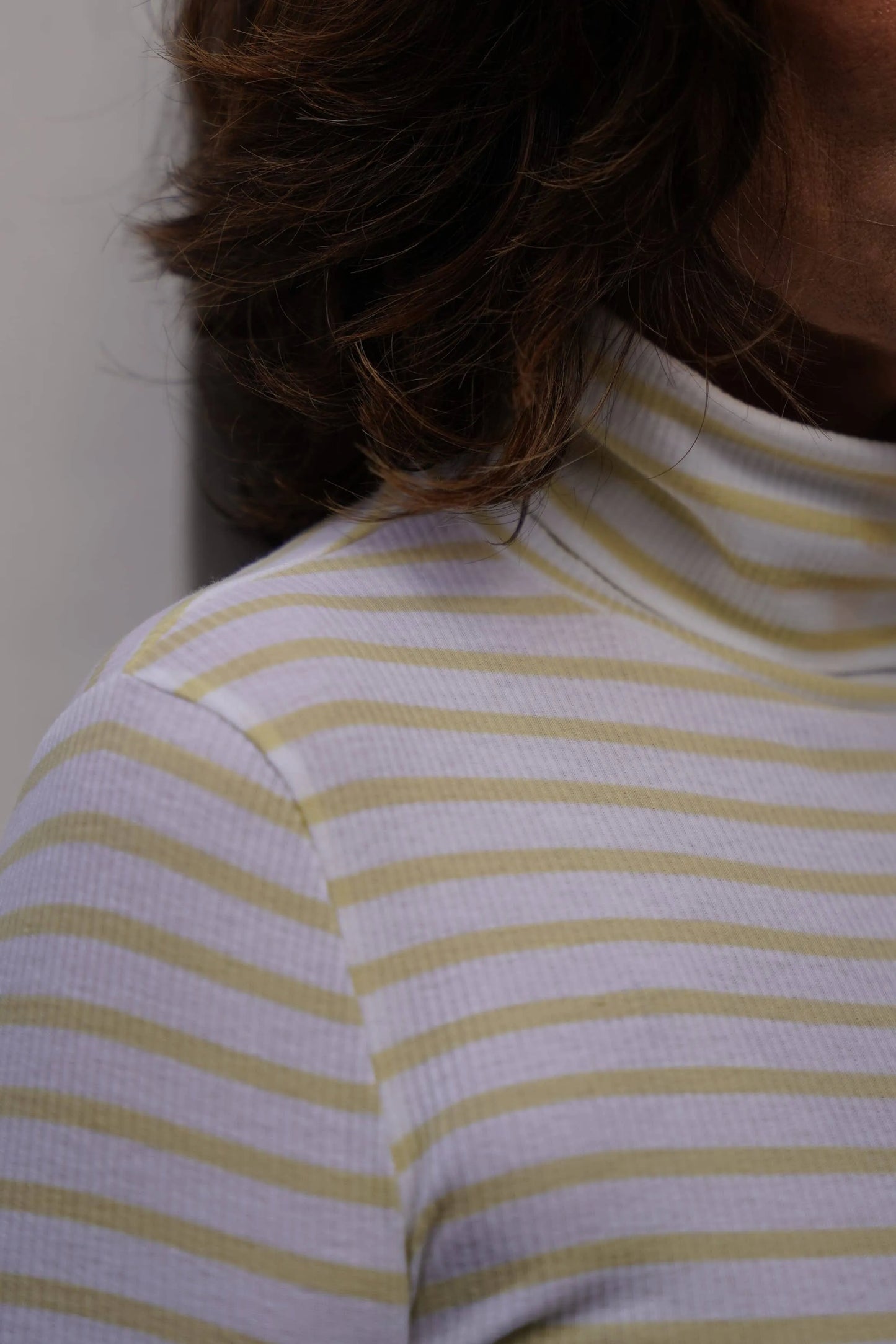 The Evelyn Striped Roll Neck
