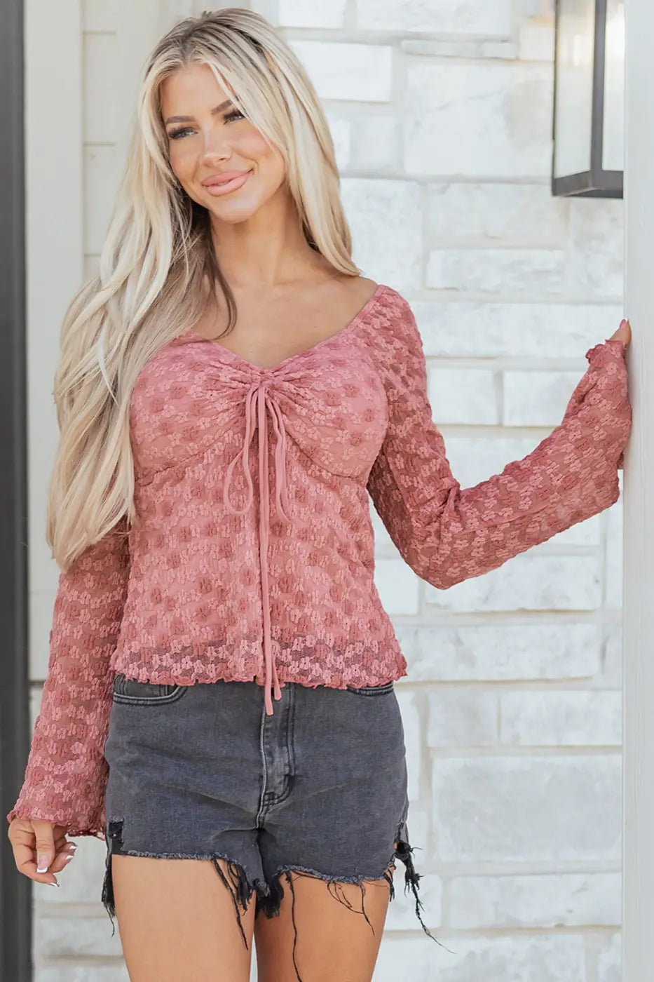 The Rose Lace Blouse