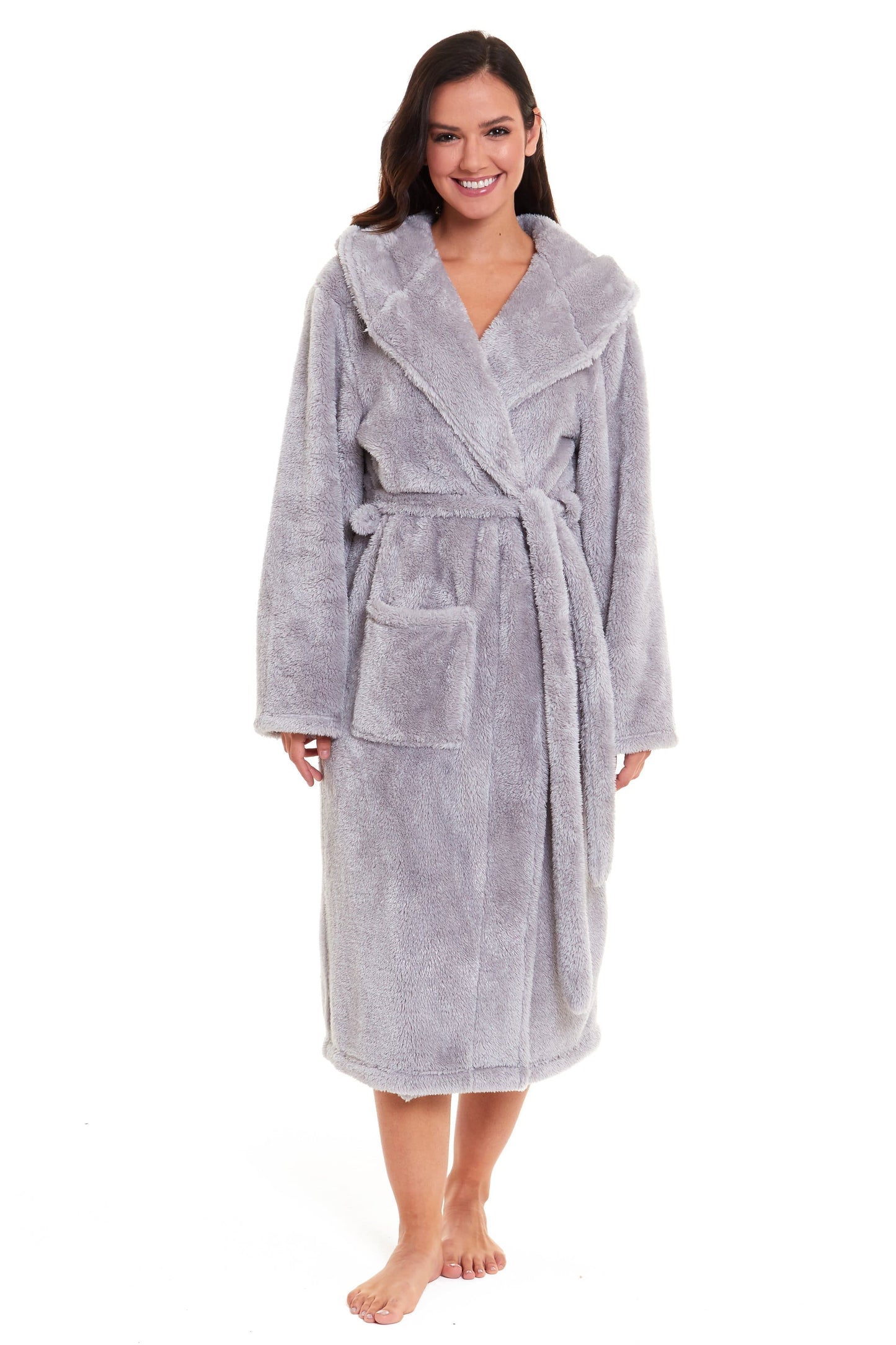 The Luna Velvet Hooded Robe