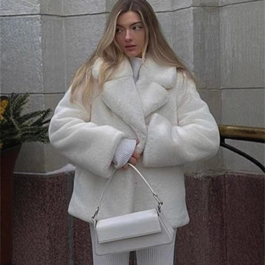 The Luna Plush Teddy Jacket