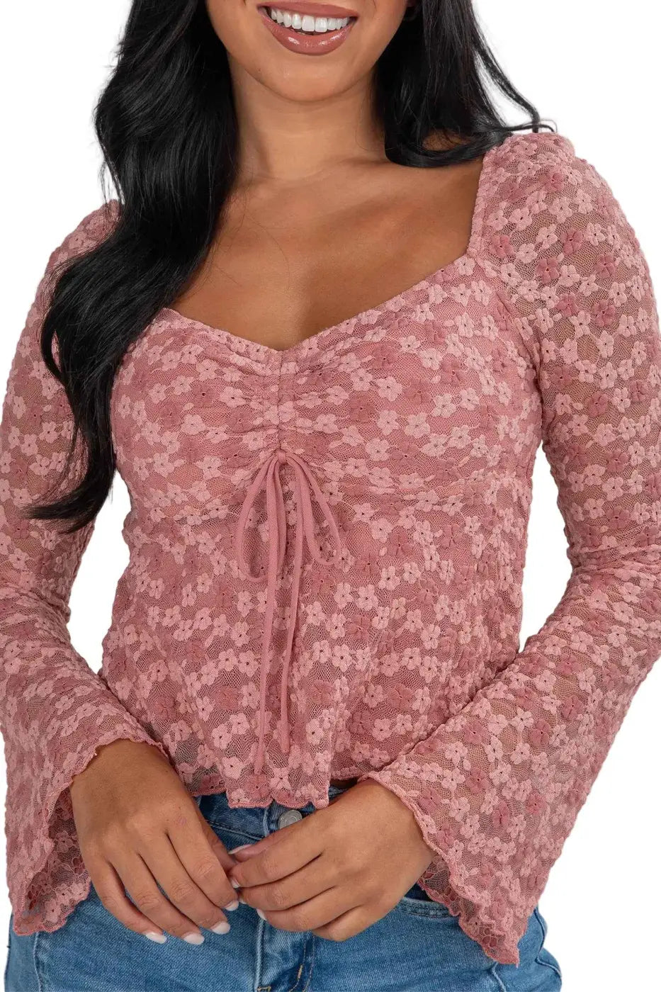 The Rose Lace Blouse