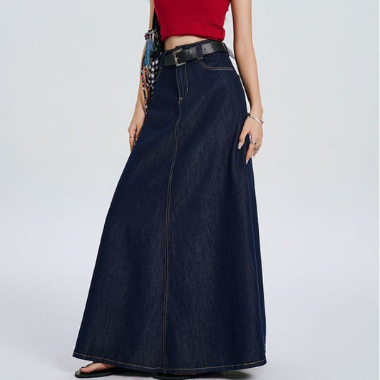 The Willow Denim Midi Skirt
