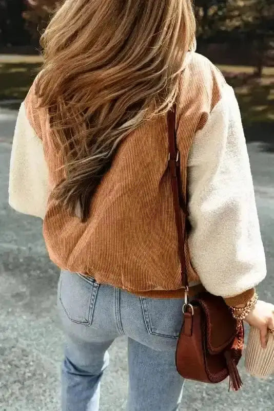 The Amelia Corduroy Bomber Jacket