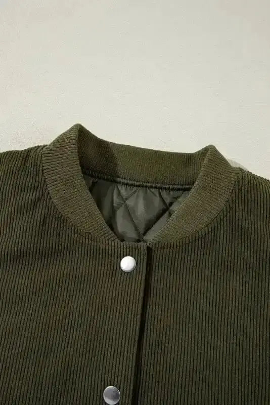 The Amelia Corduroy Bomber Jacket