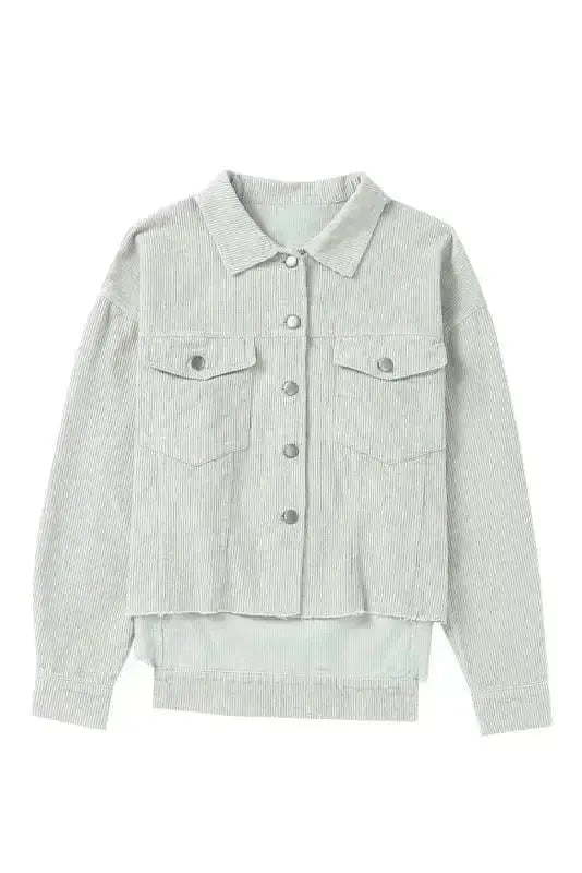 The Harper Cropped Corduroy Jacket