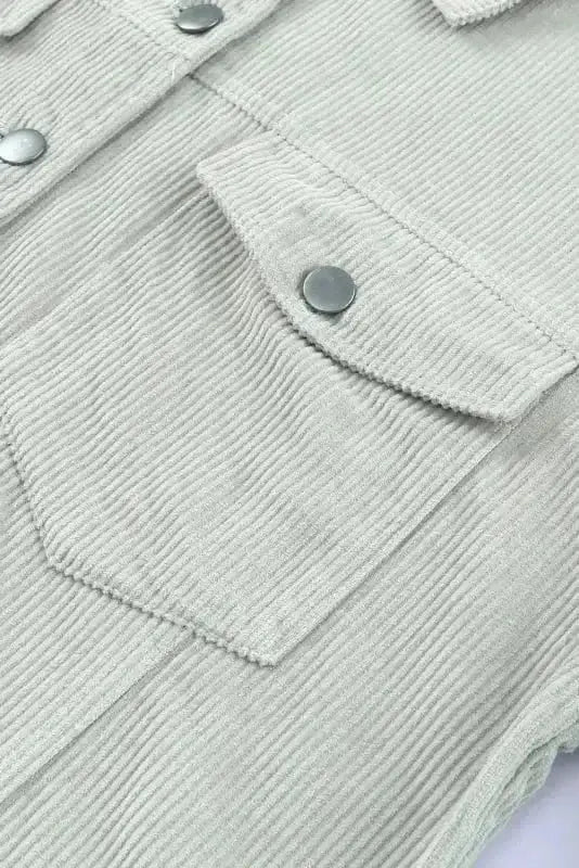 The Harper Cropped Corduroy Jacket